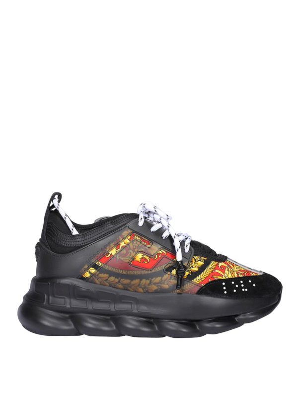 VERSACE: Chaussures de sport - Baskets - Chain Reaction