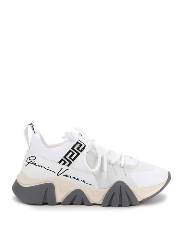 VERSACE: Chaussures de sport - Baskets - Squalo Knit