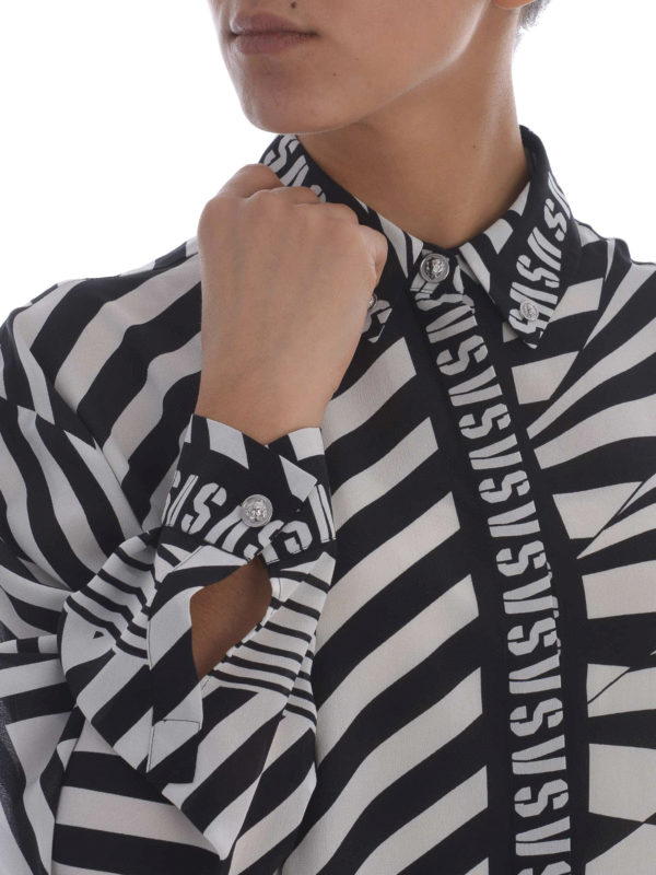 Versus Versace シャツ レディース - 黒|BD20148BT10466B7088