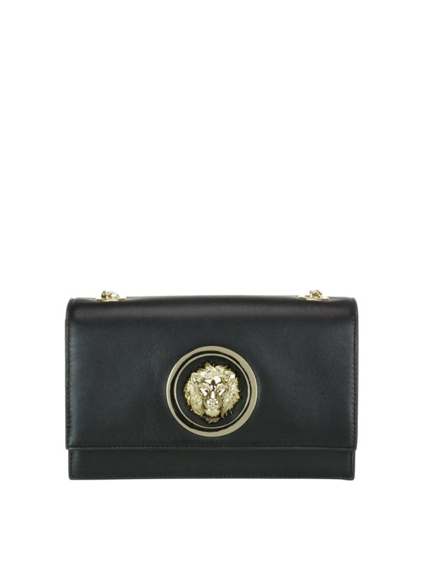 Versus Versace: cross body bags - Lion Head leather crossbody