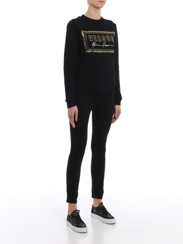 Versus Versace: Sweatshirts & Sweaters online - Versus Gianni Versace 90s slim sweatshirt