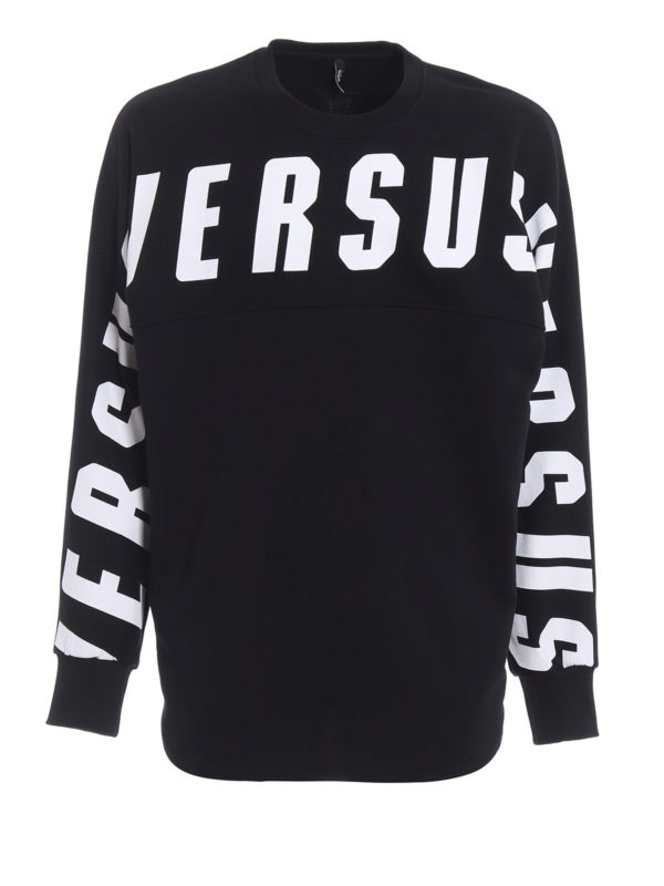 Versus Versace: Sweatshirts und Pullover - Sweatshirt - Schwarz