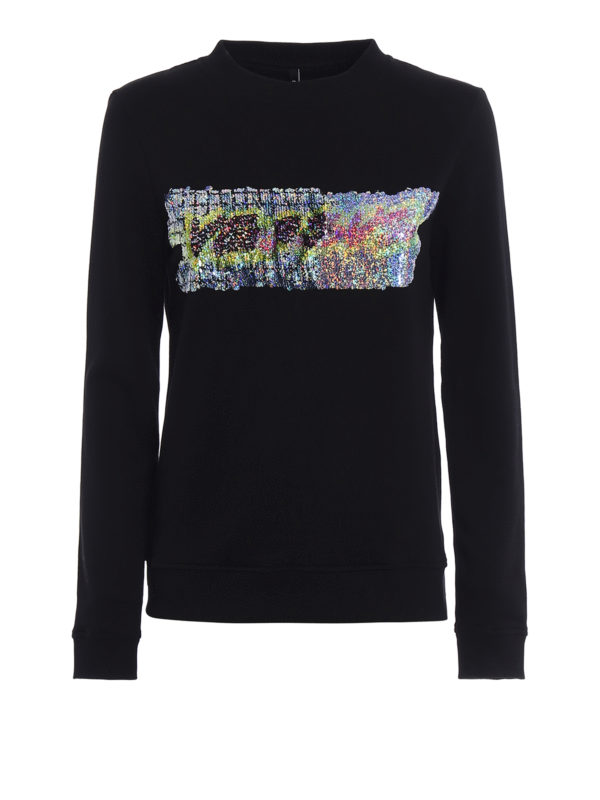 Versus Versace: Sweatshirts und Pullover - Sweatshirt - Schwarz