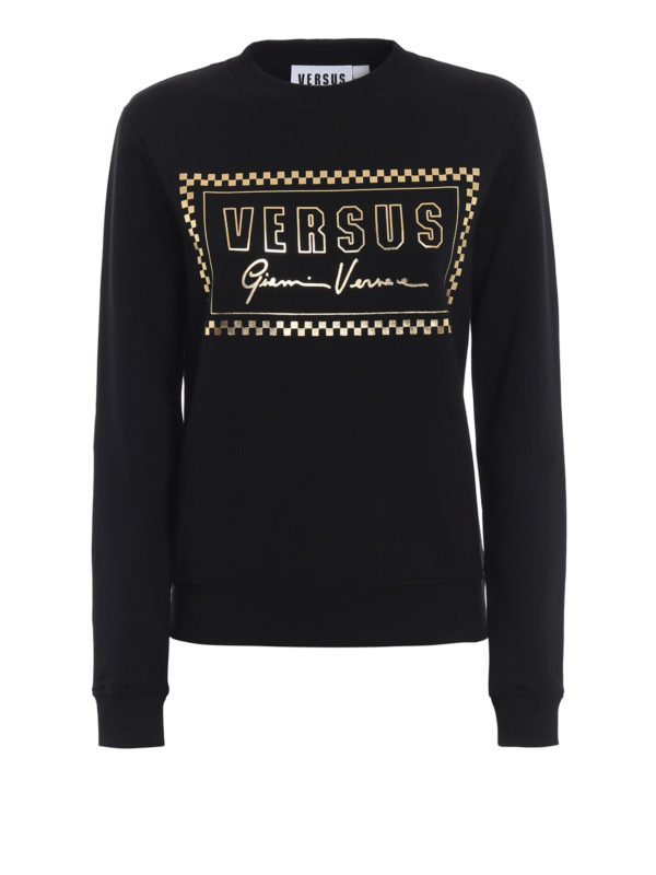 Versus Versace: Sweatshirts & Sweaters - Versus Gianni Versace 90s slim sweatshirt