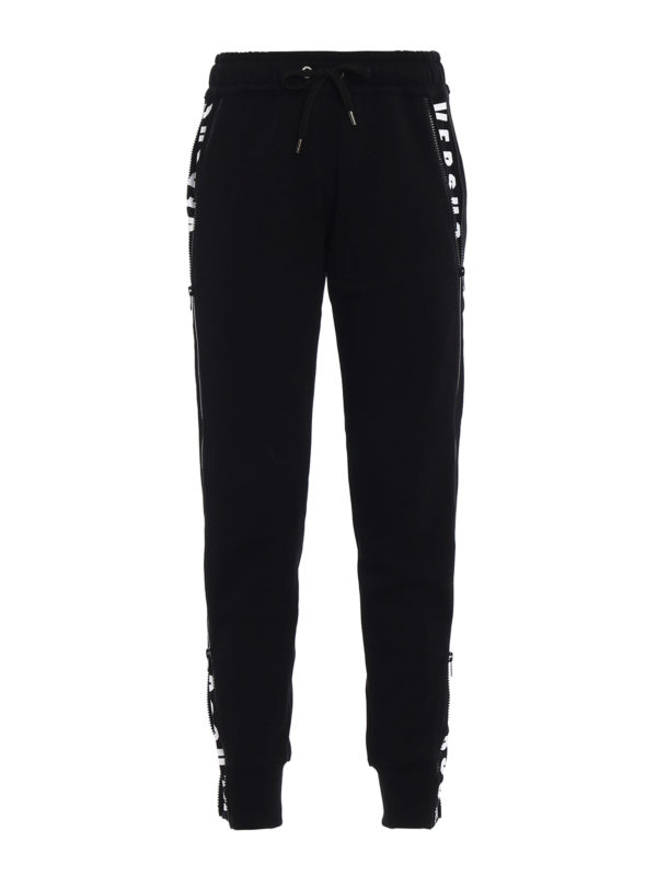 Versus Versace: tracksuit bottoms - Hidden logo print track pants