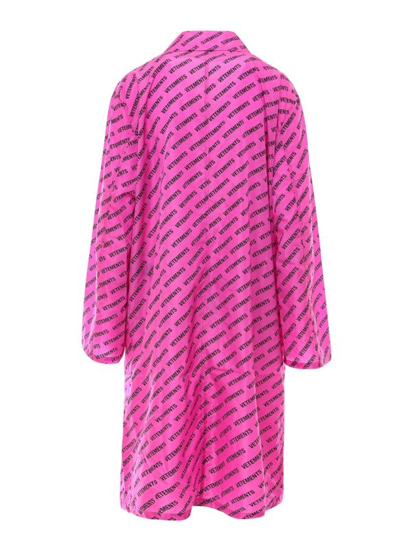VETEMENTS: cappotti al ginocchio online - Cappotto in nylon