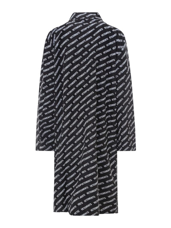 VETEMENTS: knee length coats online - Nylon raincoat