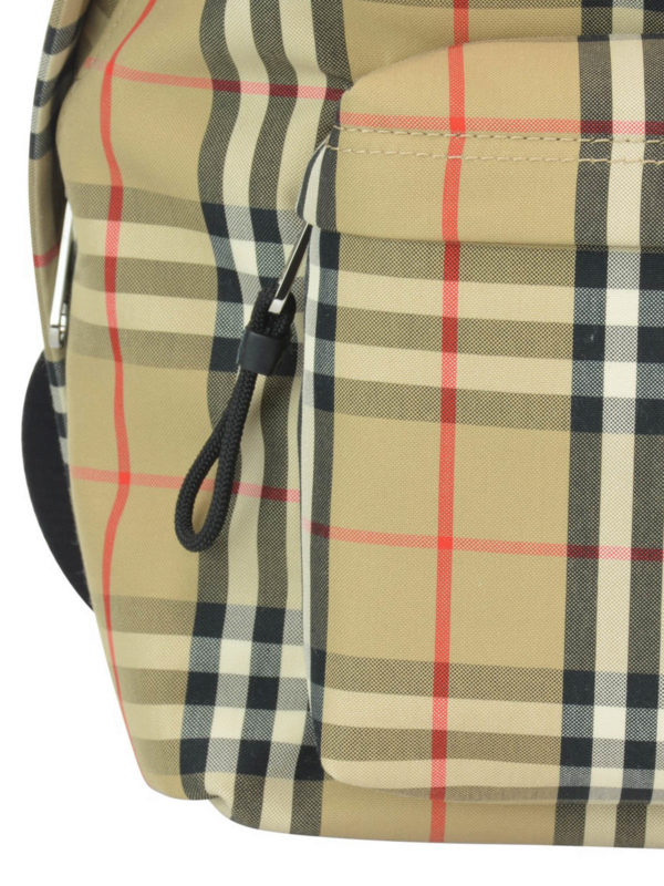 Vintage check backpack shop online: BURBERRY