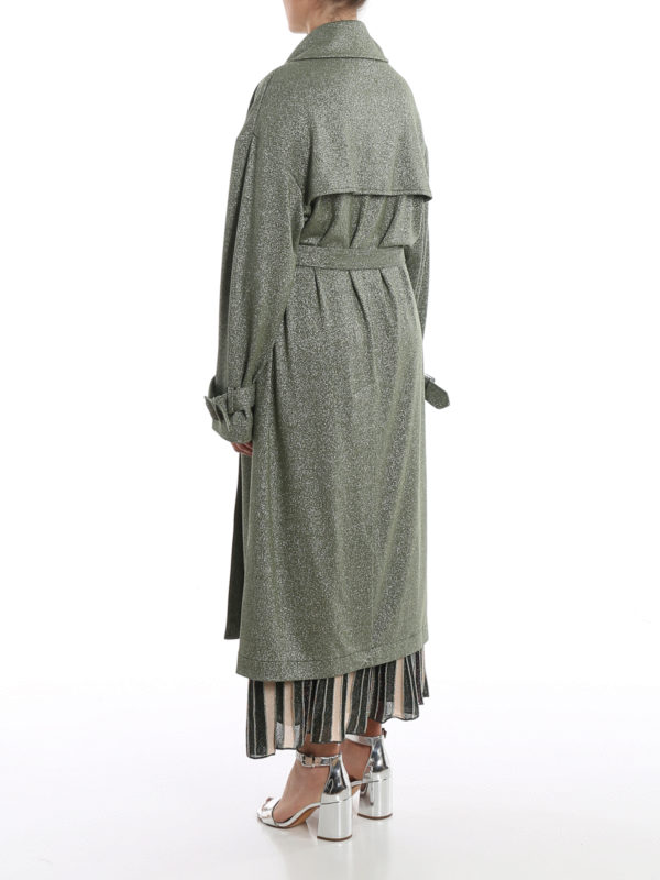 トレンチコート - 緑 shop online: M MISSONI
