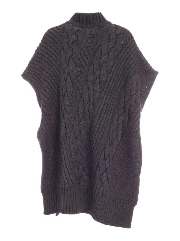 Vivetta: Capes & Ponchos online - Cape - Gris