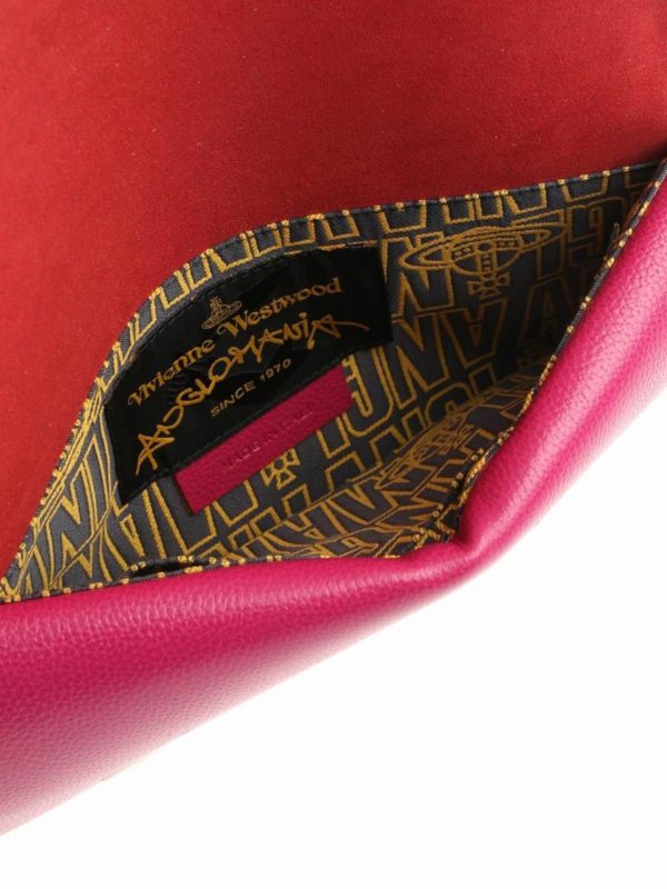 VIVIENNE WESTWOOD ANGLOMANIA buy online Grainy leather clutch 