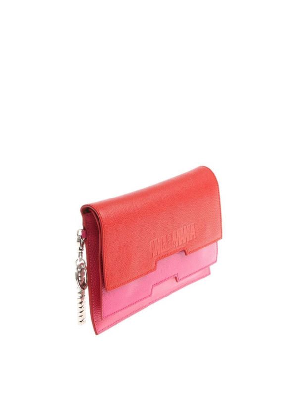 VIVIENNE WESTWOOD ANGLOMANIA: clutches online - Grainy leather clutch 