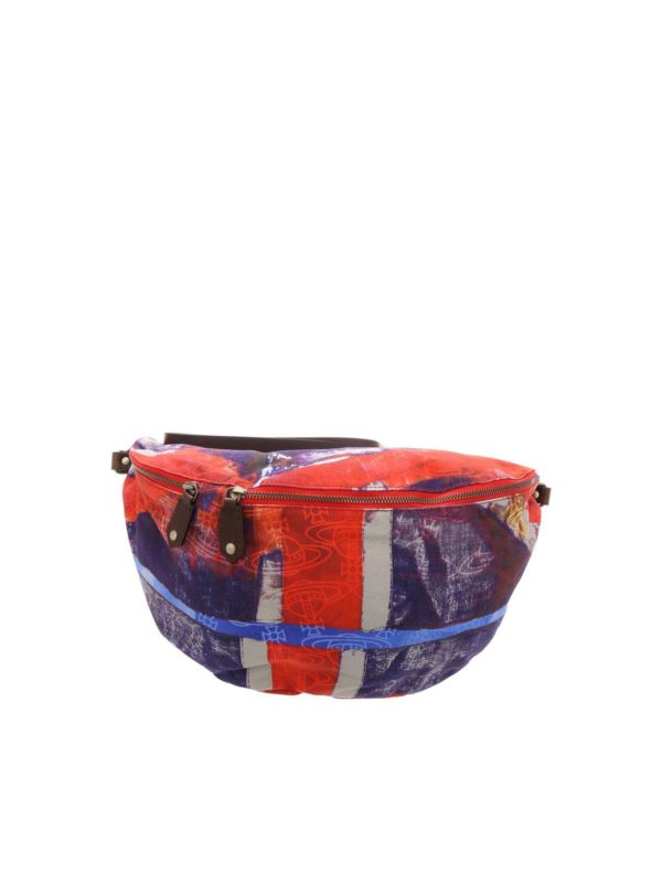 VIVIENNE WESTWOOD: cross body bags - Multicolor Albert XL belt bag