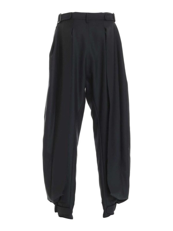 VIVIENNE WESTWOOD: pantaloni casual online - Pantalone Back Slit verde scuro