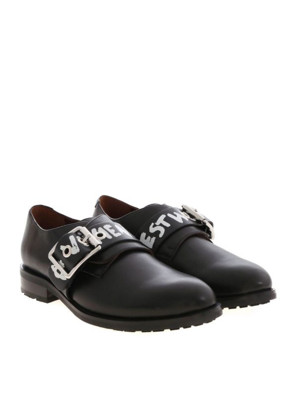 VIVIENNE WESTWOOD: Mocassini e slippers online - Monk strap con stampa graffito