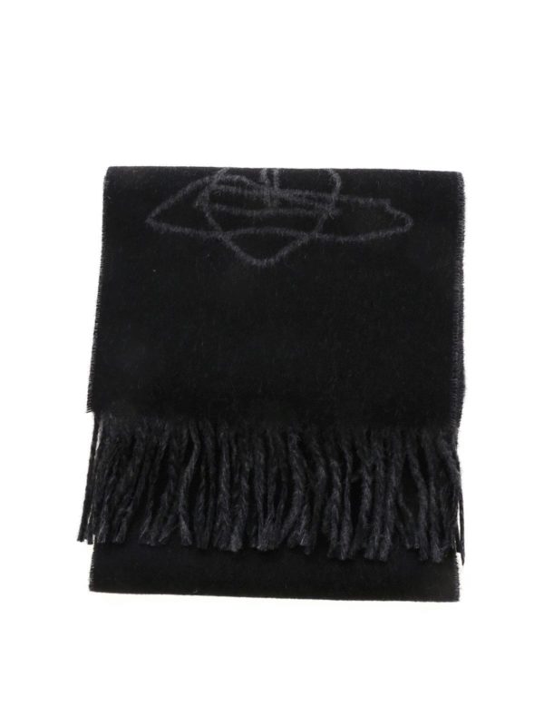 VIVIENNE WESTWOOD: scarves online - Scribble Orb scarf