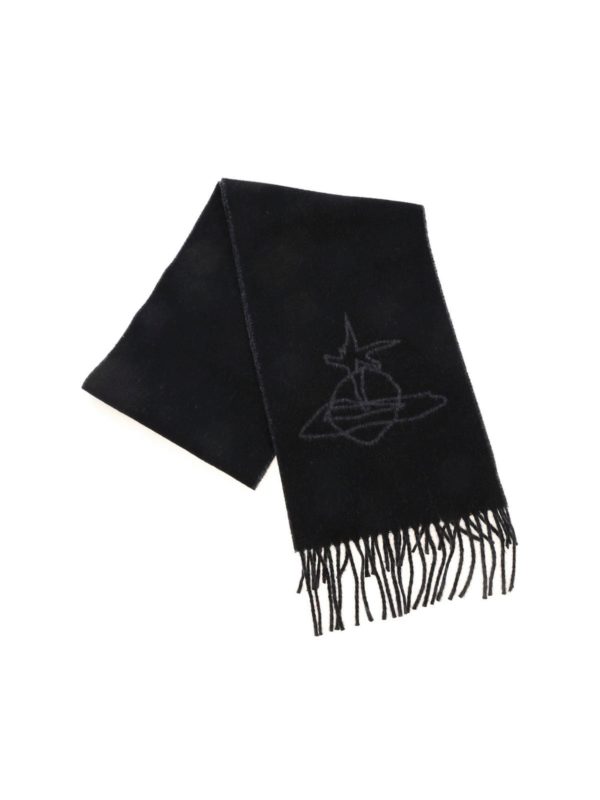 VIVIENNE WESTWOOD: scarves - Scribble Orb scarf