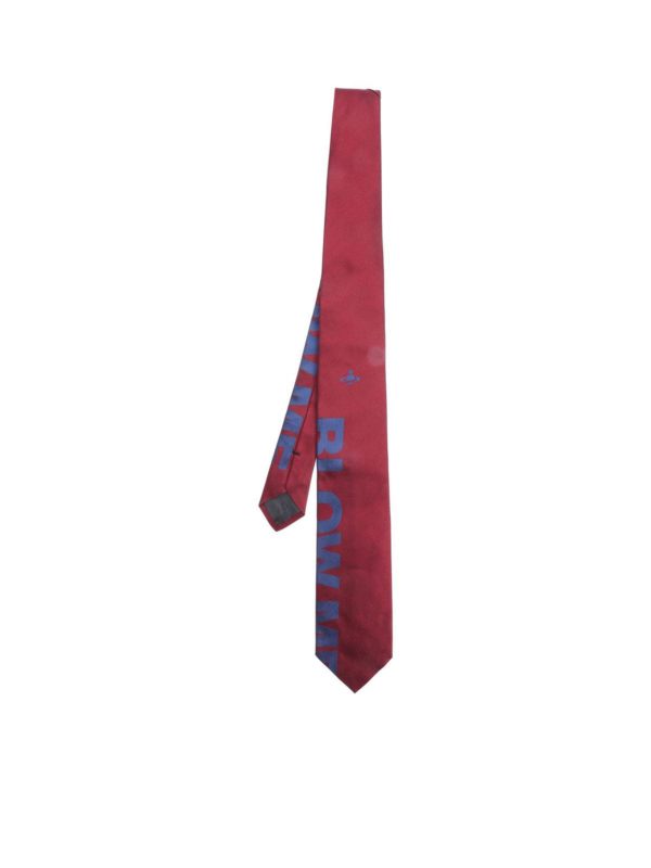 VIVIENNE WESTWOOD: Corbatas y pajaritas - Corbata - Rojo