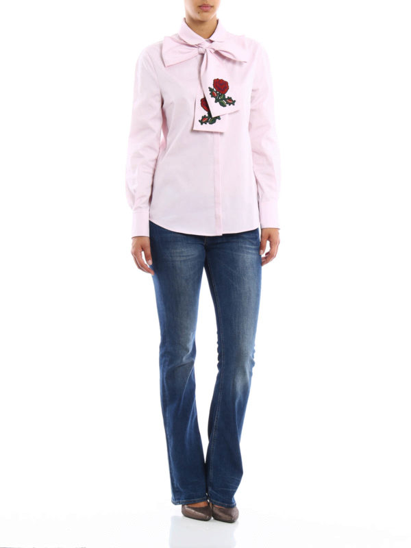 Hemd Fur Damen - Hellrosa shop online: GUCCI