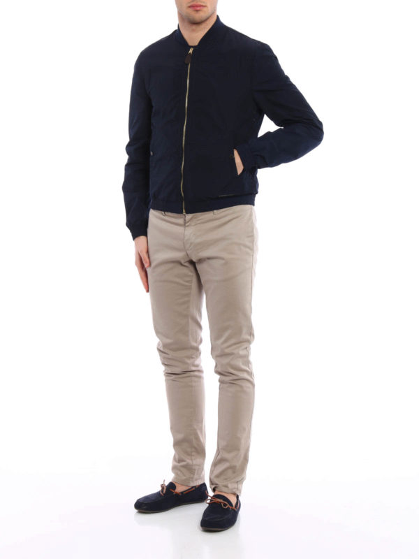 Waterproof bomber jacket shop online: BURBERRY