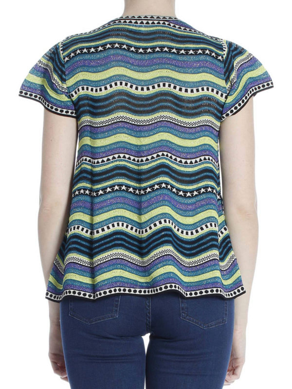 Wave pattern T-shirt shop online: M MISSONI