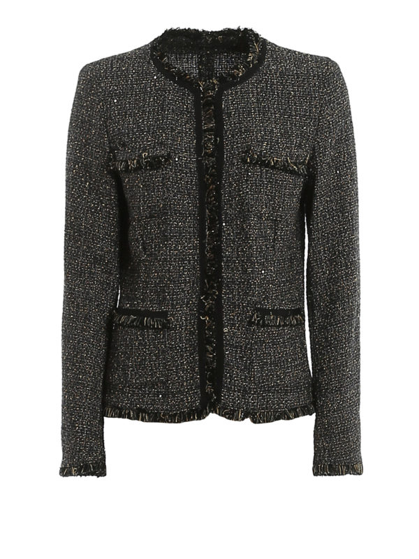 WEEKEND MAX MARA: casual jackets - Street basketweave jacket
