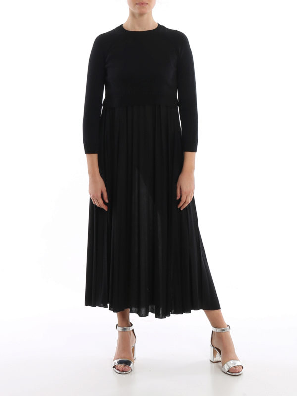 【Weekend Max Mara】ABITO◆フリル付き◆マキシドレス MAXMARA WEEKEND LINE 【限定40%OFF】 MAX MARA レディース