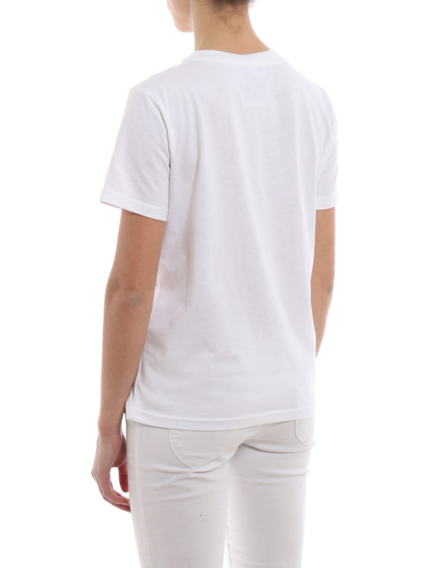 White Teddy Circus cotton T-shirt shop online: MOSCHINO