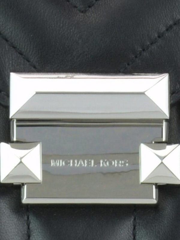 Whitney medium black backpack shop online: MICHAEL KORS