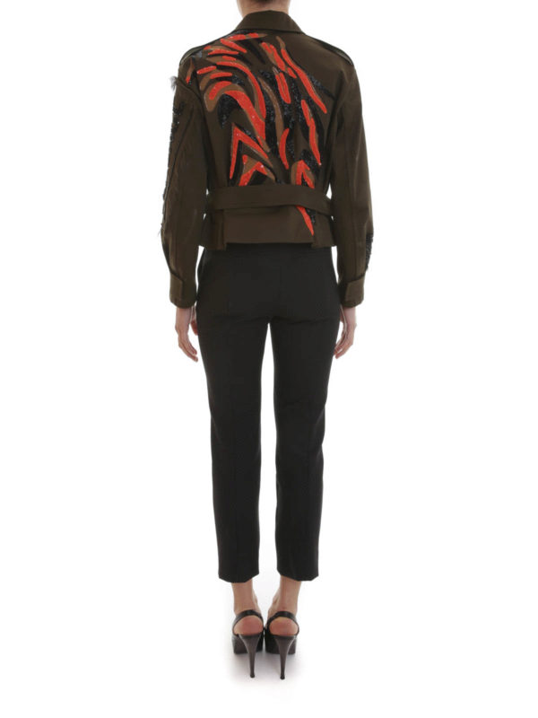 Chaqueta Americana Wild Patch shop online: VERSACE