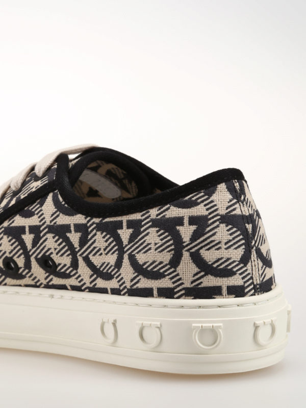 Ferragamo Zapatillas Wimbledon Negro Mujer 035303707040003