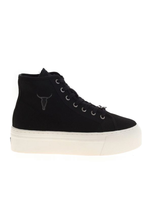 Windsor Smith: trainers - Runaway sneakers in black