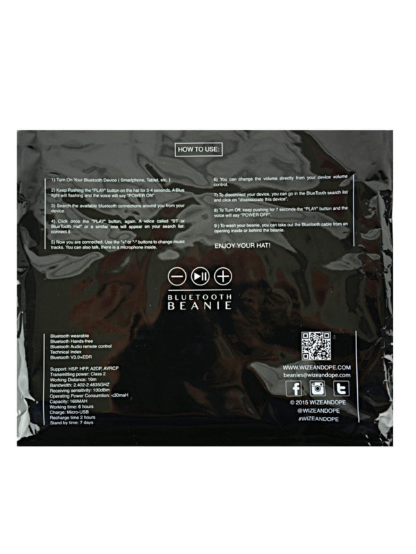 Wize & Ope buy online Bluetooth beanie