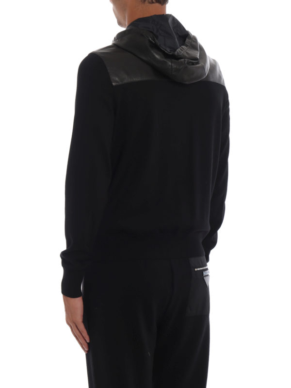 Lederjacke - Schwarz shop online: PRADA