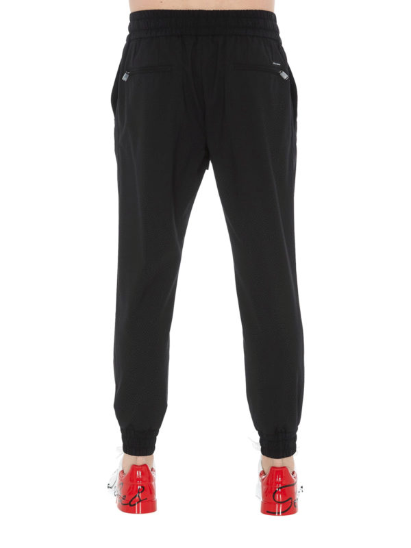 トラックスーツ ボトムス - 黒 shop online: DOLCE & GABBANA