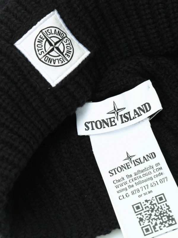 Wool beanie shop online: STONE ISLAND