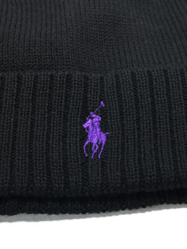ビーニー帽 メンズ - 黒 shop online: RALPH LAUREN