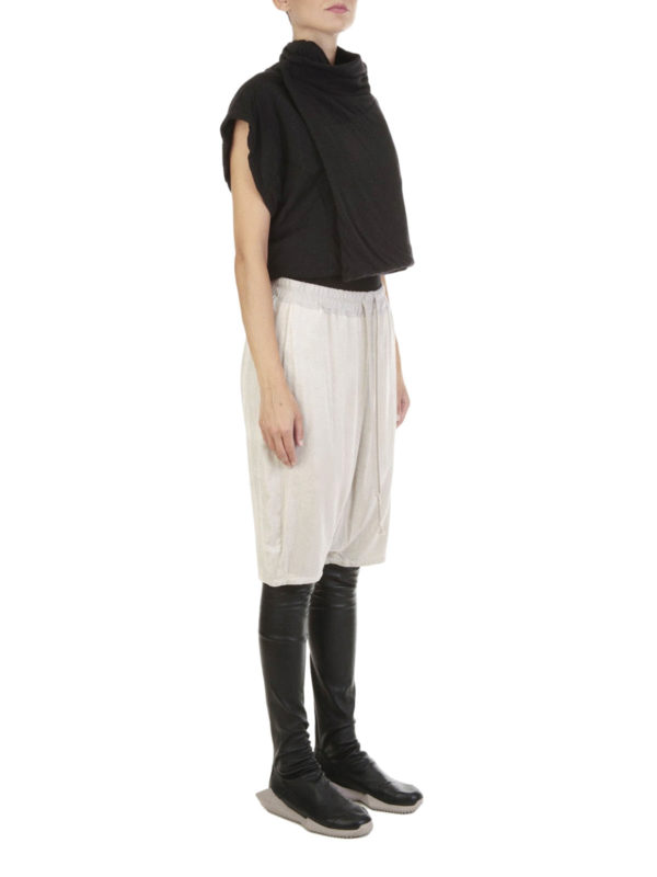 Wool blend crop jacket shop online: RICK OWENS HUN
