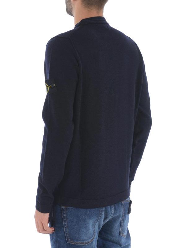 Rundhalspullover - Dunkelblau shop online: STONE ISLAND