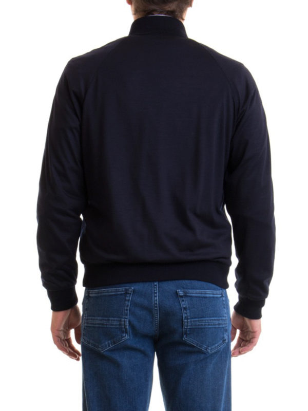 ボンバージャケット - ブルー shop online: CORNELIANI