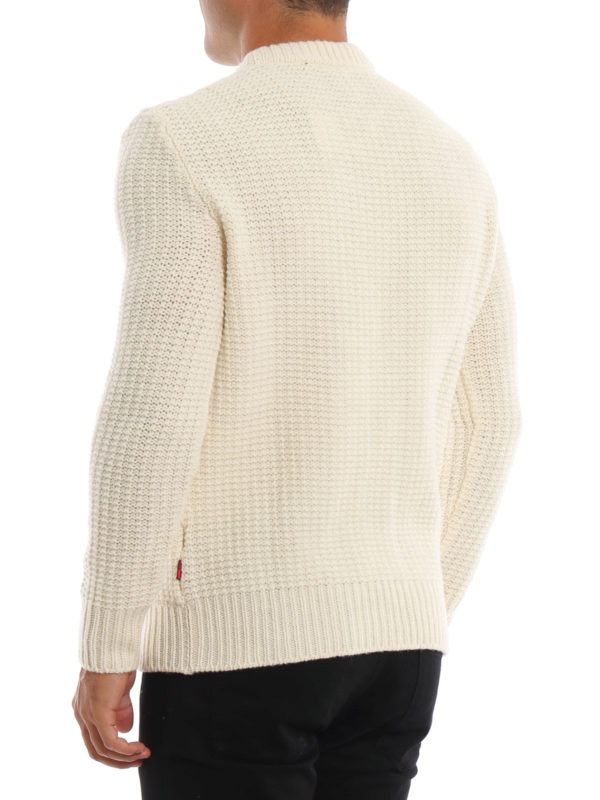 Wool cable knit sweater shop online: WOOLRICH