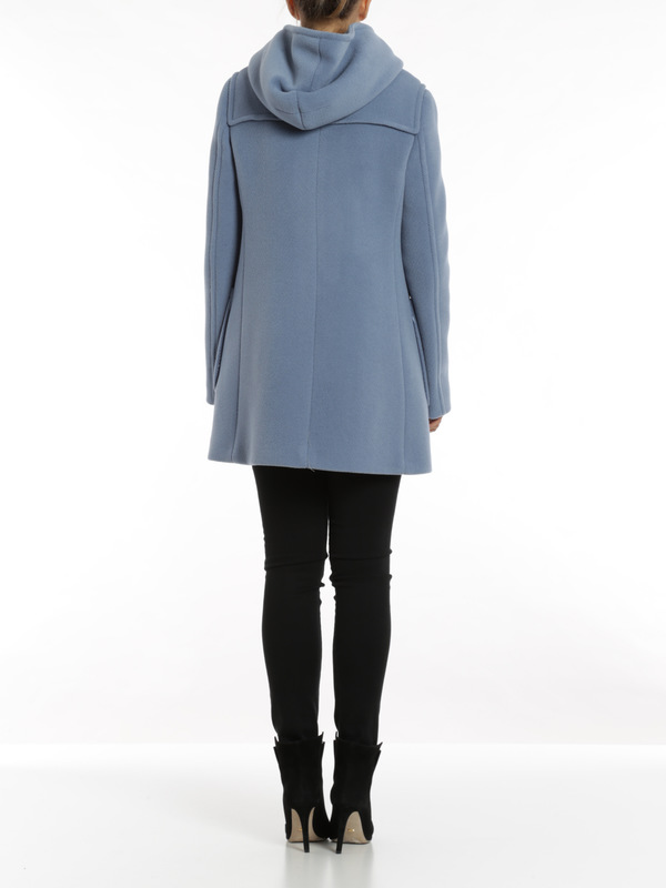 Wool duffle coat shop online: FAY