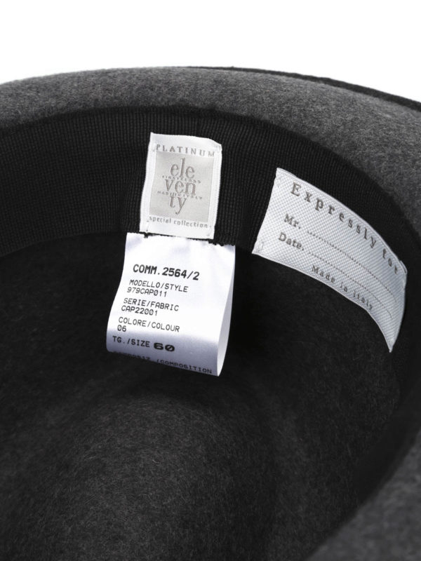 Wool felt hat shop online: ELEVENTY