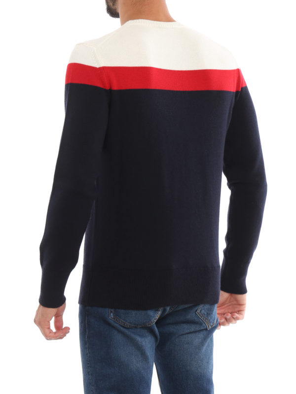Pull Col Rond - Bleu shop online: MONCLER