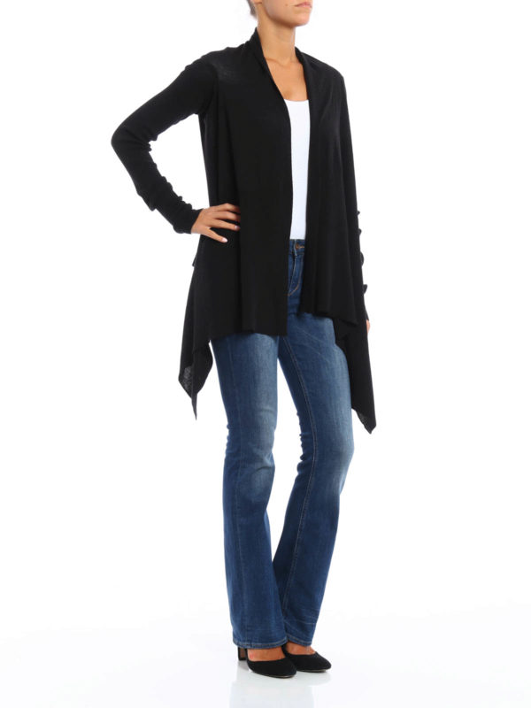 Wool open cardigan shop online: RICK OWENS HUN