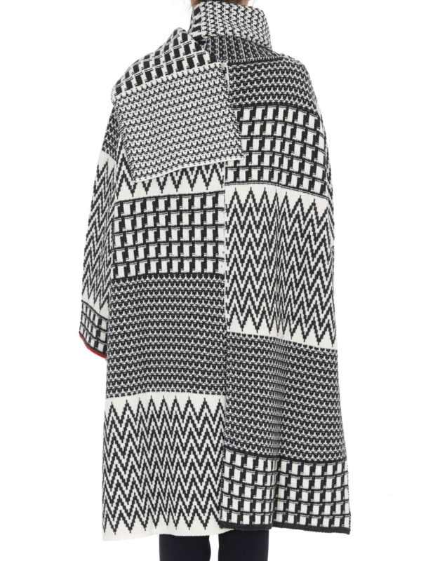 Wool patchwork cardigan shop online: STELLA McCARTNEY