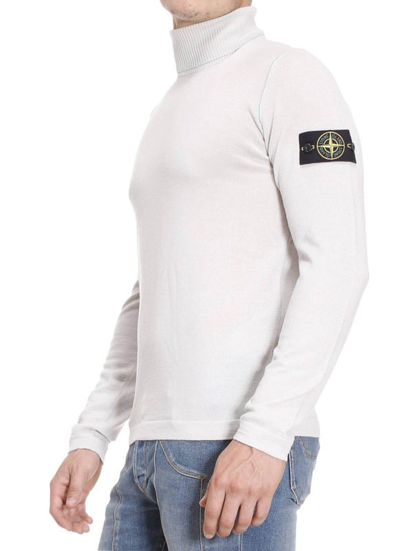 Wool turtleneck shop online: STONE ISLAND