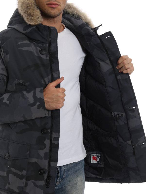 WOOLRICH buy online Camou Artic hooded padded parka