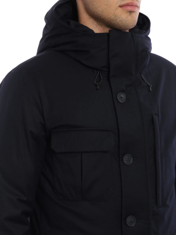 WOOLRICH buy online Piumino Mountain in lana e seta