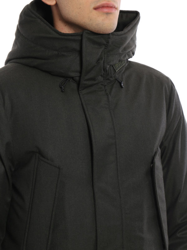 WOOLRICH buy online Parka Mountain in lana e seta
